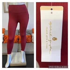 ❣️🆕Spiritual Gangster Love Sculpt Seamless 7/8 Ruffle
Leggings❣️